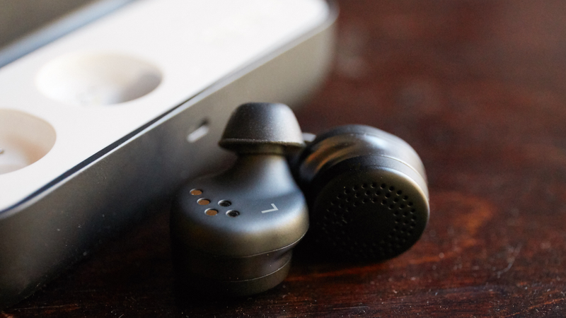 Illustration for article titled These Futuristic Earbuds Are a Pricey Upgrade to Apple's AirPods